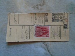 D138778 Hungary  Parcel Post Receipt 1939 - Paketmarken