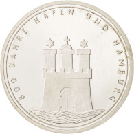 Monnaie, République Fédérale Allemande, 10 Mark, 1989, Hamburg, Germany - Gedenkmünzen