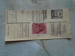 D138794 Hungary  Parcel Post Receipt 1939  GYÖR - Paketmarken