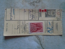 D138795 Hungary  Parcel Post Receipt 1939 - Paketmarken