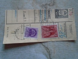 D138798 Hungary  Parcel Post Receipt 1939 - Paketmarken