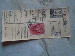 D138799 Hungary  Parcel Post Receipt 1939 - Postpaketten