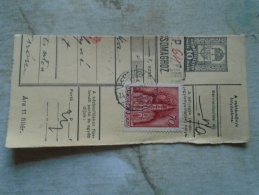 D138802 Hungary  Parcel Post Receipt 1939 - Postpaketten