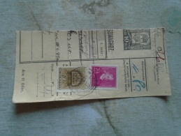 D138803 Hungary  Parcel Post Receipt 1939 - Pacchi Postali