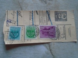 D138805 Hungary  Parcel Post Receipt 1939   JÁSZBERÉNY - Postpaketten