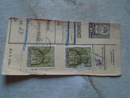 D138808 Hungary  Parcel Post Receipt 1939  JÁSZLADÁNY - Paketmarken