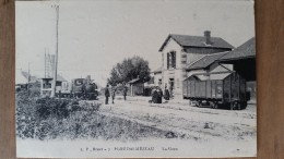 Ploudalmezeau.la Gare. Tramway à Vapeur, Chemin De Fer Secondaire. Rare. Édition LP - Ploudalmézeau