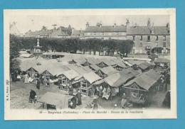 CPA 50 - Marché Circulé Tentes De La Boucherie Place Du Marché BAYEUX 14 - Bayeux