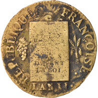 Monnaie, France, Sol, 1793, Arras, TB, Bronze, Gadoury:19 - Otros & Sin Clasificación