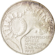 Monnaie, République Fédérale Allemande, 10 Mark, 1972, Karlsruhe, SPL - Herdenkingsmunt