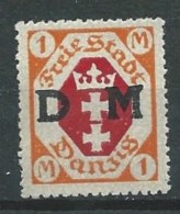 Allemagne - Danzig - 1921 - Michel 11 - Neuf - Dienstmarken