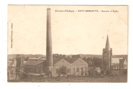 CPA 62 AUBIGNY En ARTOIS SAVY BERLETTE Sucrerie & Eglise 1914 - Aubigny En Artois