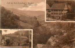 CPA - BAD-GRIESBACH I.RENCHTAL (Allemagne-Bade-Wurtemberg) - Karte 3 Bilder - Gasthaus Zur Linde - Bad Peterstal-Griesbach