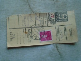 D138818 Hungary  Parcel Post Receipt 1939  VESZPRÉM - Paketmarken