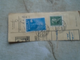 D138836  Hungary  Parcel Post Receipt 1939  TÓVÁROS - Colis Postaux