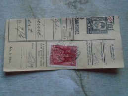 D138840  Hungary  Parcel Post Receipt 1939   ENDRÖD - Colis Postaux