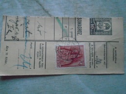 D138847  Hungary  Parcel Post Receipt 1939  SZOLNOK - Paquetes Postales