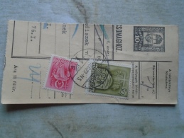 D138852  Hungary  Parcel Post Receipt 1939   EGER - Postpaketten