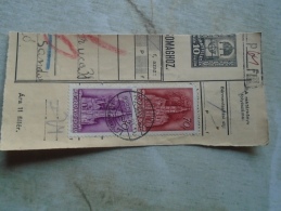 D138856  Hungary  Parcel Post Receipt 1939  GYÖNGYÖS - Colis Postaux