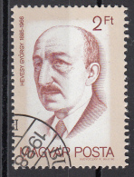 Ungheria 1988 Sc. 3156 - Georg Von Hevesy (1885-1966) Prize Premio Nobel Chimica Nel 1943 Hungary -  Magyarposta - Nobelpreisträger