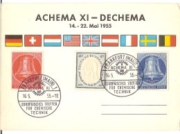 GERMANY - FRANKFURT ( MAIM ) - ACHEMA XI - DECHEMA - 14/22 MAY 1955 - STAMPS - B - Unclassified