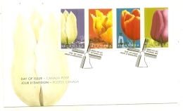 Canada Day Of Issue FDC Tulip  Tulips - 2001-2010
