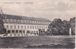 AK Sondershausen - Schloss - Vorderseite - Soldatenkarte - 1912 (24591) - Sondershausen