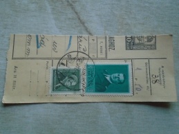 D138869  Hungary  Parcel Post Receipt 1939  Stamp  HORTHY    - TÓVÁROS - Colis Postaux