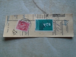 D138873  Hungary  Parcel Post Receipt 1939  Stamp  HORTHY    - BUDAPEST -MEZÖTÚR - Pacchi Postali