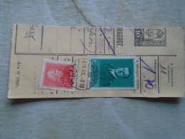 D138877 Hungary  Parcel Post Receipt 1939  Stamp  HORTHY    - Budapest -FELPÉC -VASZAR - Parcel Post