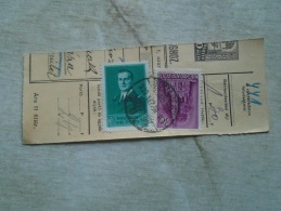 D138881 Hungary  Parcel Post Receipt 1939  Stamp  HORTHY    - Budapest -  KISKUNFÉLEGYHÁZA - Postpaketten