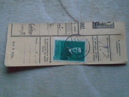 D138883 Hungary  Parcel Post Receipt 1939  Stamp  HORTHY    Pestszenterzsébet -KISKUNFÉLEGYHÁZA - Colis Postaux