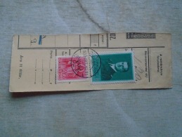 D138884 Hungary  Parcel Post Receipt 1939  Stamp  HORTHY   Budapest  -KISKUNFÉLEGYHÁZA - Paketmarken