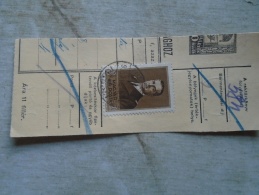 D138887 Hungary  Parcel Post Receipt 1939  Stamp  HORTHY  RÁKOSSZENTMIHÁLY - Paquetes Postales
