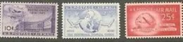 USA 1949  Air Mail Stamps-Universal Postal Union Sc#c42-c44 UPU Post Airplane Plane Dove Bird Globe - UPU (Unión Postal Universal)