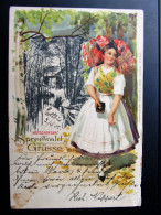 AK LÜBBENAU Wotschofska Litho Tracht 1905 ///// D*20844 - Lübbenau