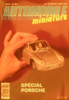 AUTOMOBILE MINIATURE - N.39 - AOUT 1987 - SPECIALE PORSCHE - Frankrijk