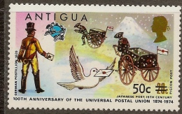 ANTIGUA 1975 50c On 20c SG 422 UNHM #VN141 - 1960-1981 Autonomie Interne