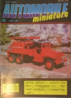 AUTOMOBILE MINIATURE - N.35 - AVRIL 1987 - GMC SIBUR - France