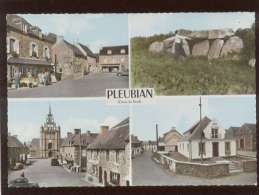 22 Pleubian Multivue 4 Vues édit. Combier N° C4 Dolmen , Mairie , Place De L'église , Bar Baby Foot Dehors - Pleubian