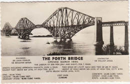 The Forth Bridge - Opened March 1890 - 'The Labour Of 5000 Men (day And Night) For 7 Years' - (Scotland) - Fife
