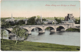 Kelso Abbey And Bridge On Tweed - (Scotland) - Roxburghshire