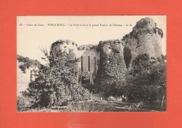 CPA..dépt 22..TONQUEDEC  :  Le Pont Levis Et  Le Grand Donjon Du Château  : Voir Les 2 Scans - Tonquédec