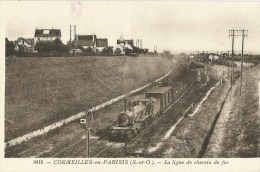 Cormeilles En Parisis   (Val D´Oise)  La Ligne De Chemin De Fer - Cormeilles En Parisis