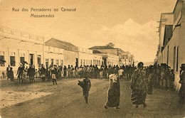 ANGOLA, MOSSAMEDES, Rua Dos Pescadores No Carnaval, 2 Scans - Angola