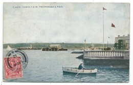 CPA - COWES, I.O.W., PROMENADE & PIER - Angleterre, Ile De Wight - Circulé 1912 - Pub. By The Photocrom Co. - Cowes