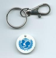 15226 - JETON  CADDIE - UNICEF - Trolley Token/Shopping Trolley Chip