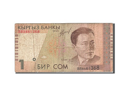 Billet, KYRGYZSTAN, 1 Som, 2000, 1999, KM:15, TB - Kirgizïe