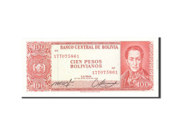 Billet, Bolivie, 100 Pesos Bolivianos, 1962, Undated, KM:164A, NEUF - Bolivia