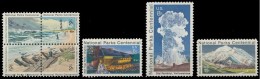 1972 USA  National Parks Stamps Sc#1448-1454 Lighthouse Sea Gull Bird Ship Nature Fishing Farm Yellowstone Mount - Volcans